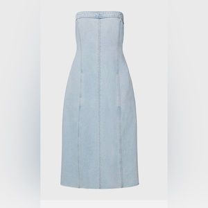 We wore what denim dress